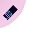 美妙(Mimir)健康秤 MD-07 粉色圆形称 钢化玻璃面板 LCD显示屏 夜视功能 体重秤 电子秤