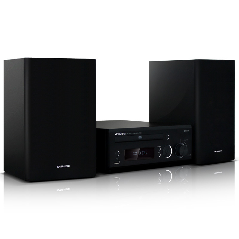 山水(SANSUI)MC-1515C 无线蓝牙CD组合迷你HIFI桌面台式音响音箱 黑色
