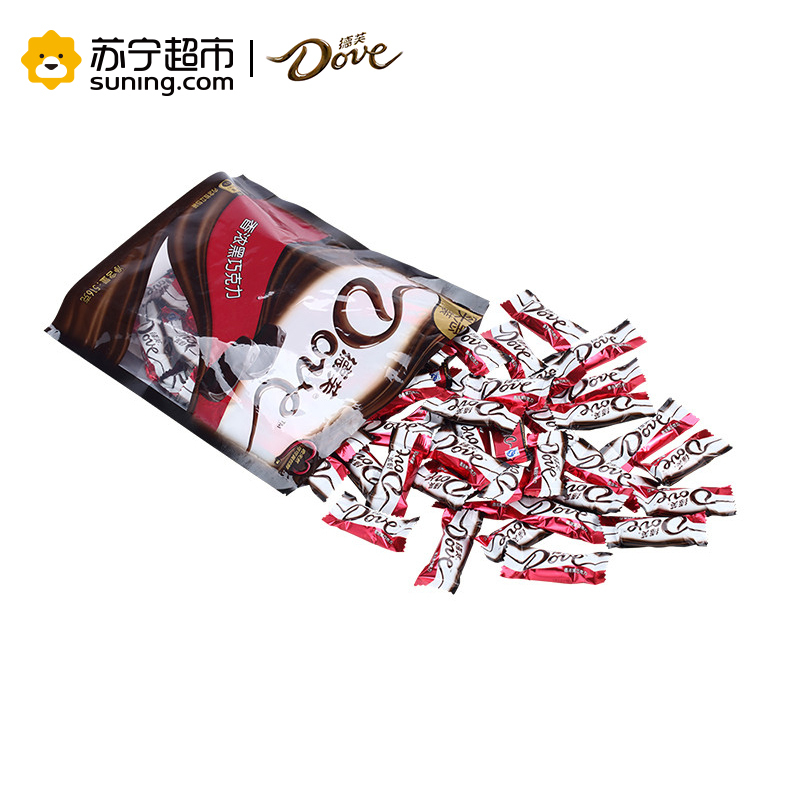德芙(DOVE) 香浓黑巧克力 实惠装 516g/袋