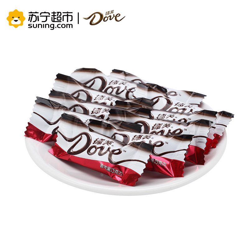 德芙(DOVE) 香浓黑巧克力 实惠装 516g/袋