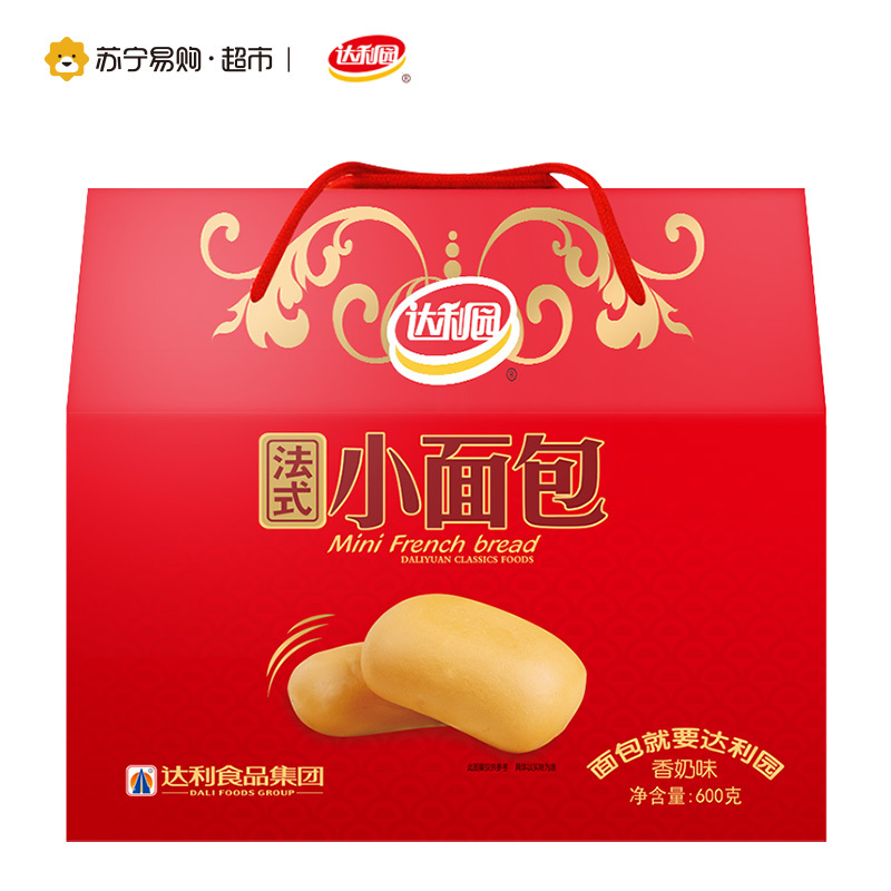 达利园 法式小面包 香奶味600g
