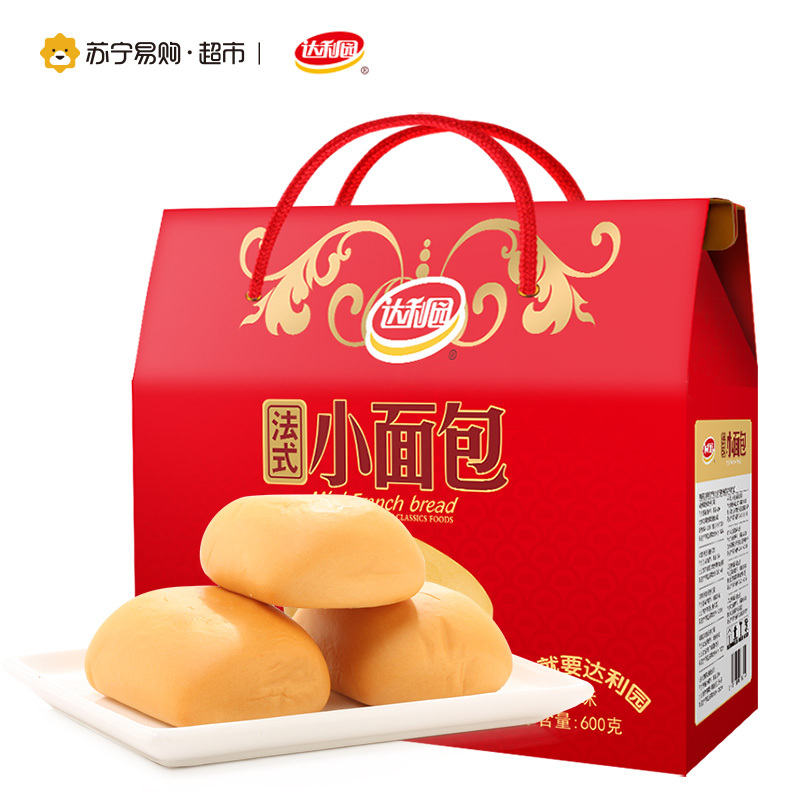达利园 法式小面包 香奶味600g