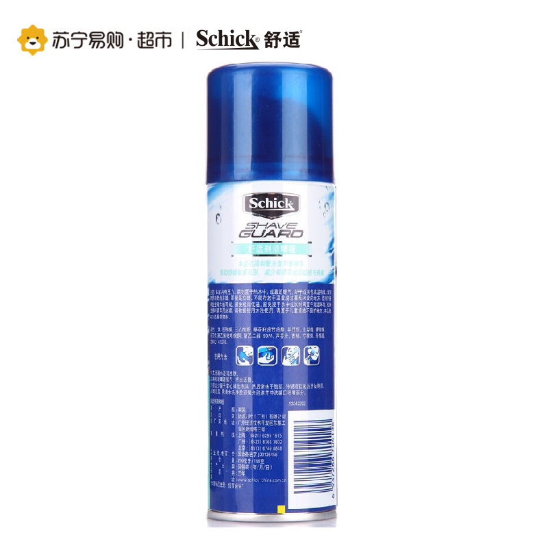 【苏宁超市】Schick 舒适 剃须啫哩200毫升