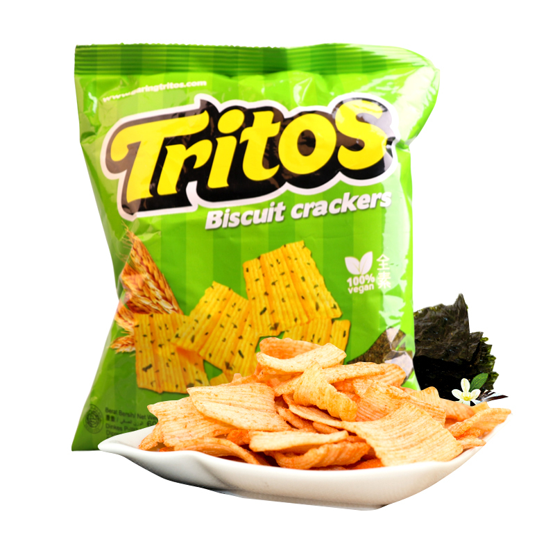 切多士 Tritos 海苔味脆片 60g/袋 印度尼西亚进口