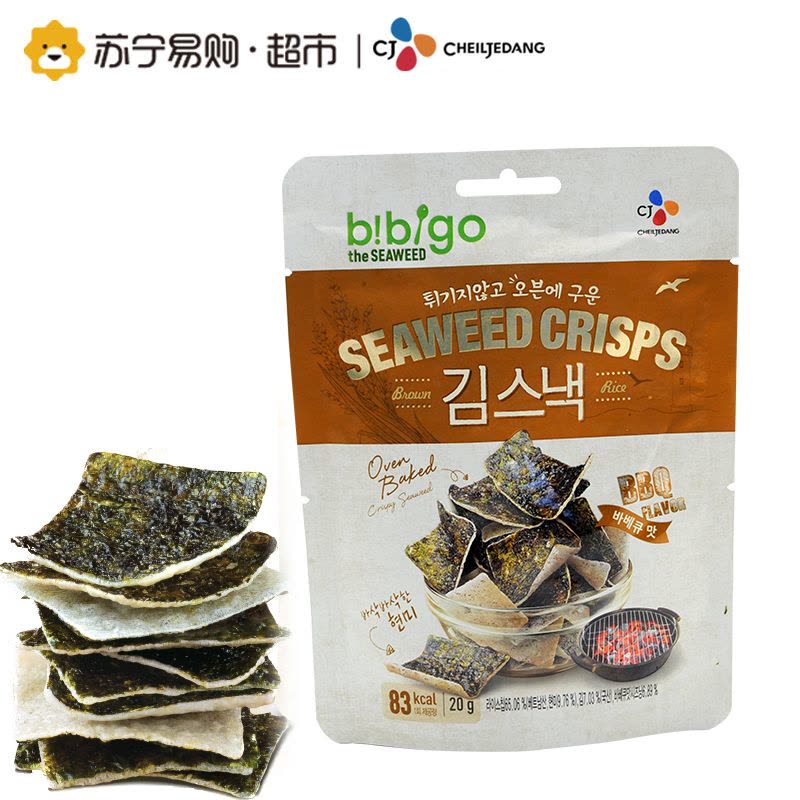 希杰必品阁海苔米片烧烤味20g图片