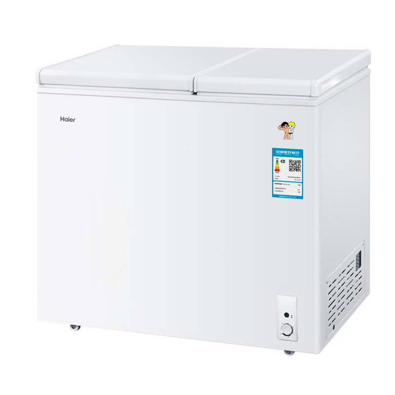 海尔(Haier)FCD-179XDF 179升智能家用冰柜 超薄电子温控 电脑控温 冷藏冷冻转换柜 冷柜 节能单温冰箱