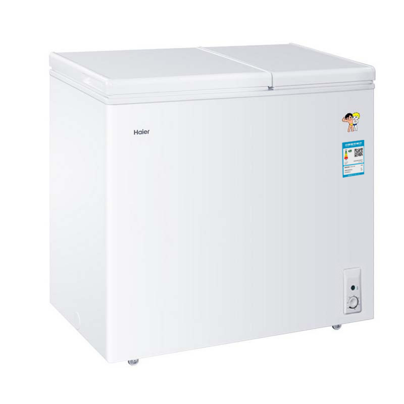 海尔(Haier)FCD-179XDF 179升智能家用冰柜 超薄电子温控 电脑控温 冷藏冷冻转换柜 冷柜 节能单温冰箱