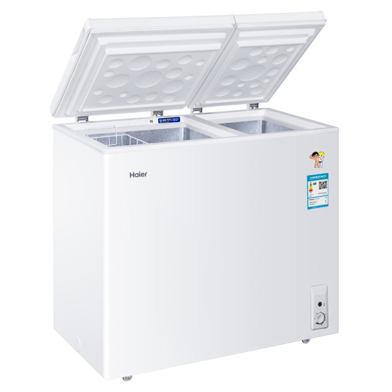 海尔(Haier)FCD-179XDF 179升智能家用冰柜 超薄电子温控 电脑控温 冷藏冷冻转换柜 冷柜 节能单温冰箱