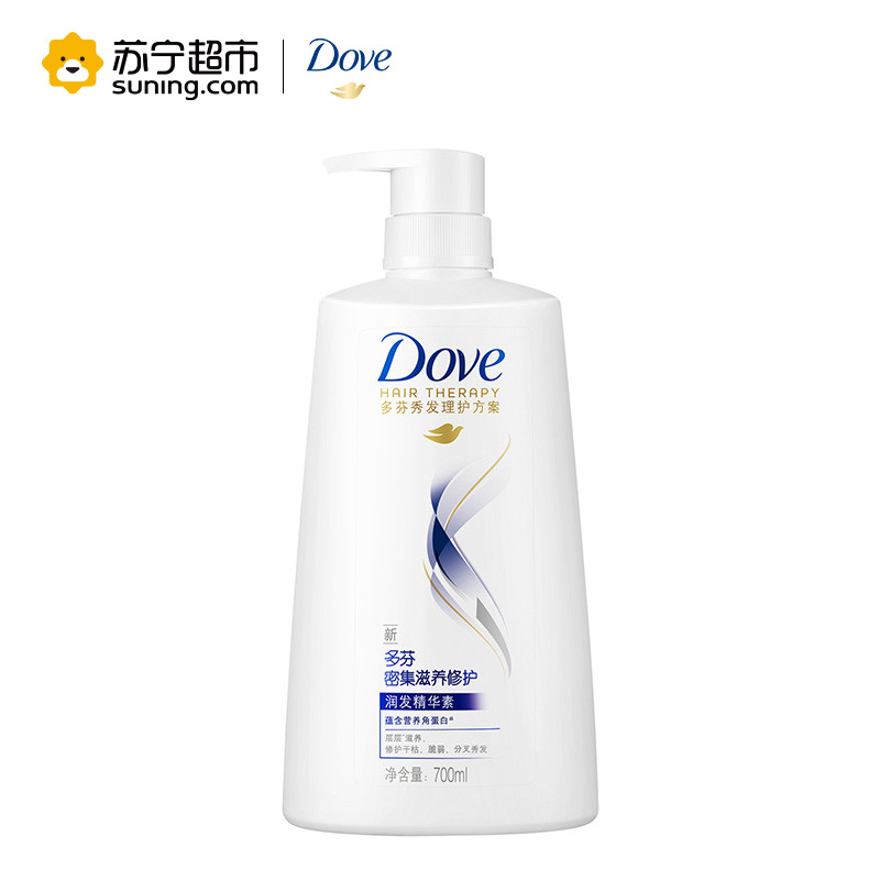 多芬(Dove)密集滋养修护洗发乳700ml+精华素700ml+洗发乳180ml+精华素180ml 洗护套装