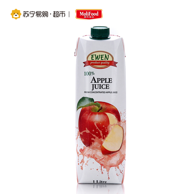 塞浦路斯进口 意文苹果汁 1L