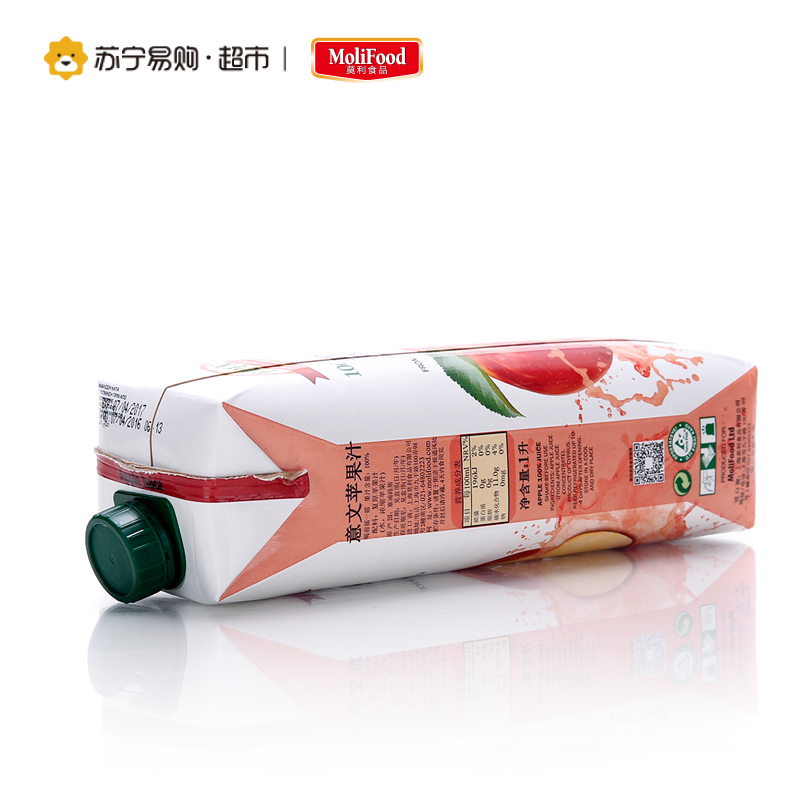 塞浦路斯进口 意文苹果汁 1L