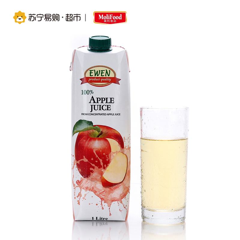 塞浦路斯进口 意文苹果汁 1L