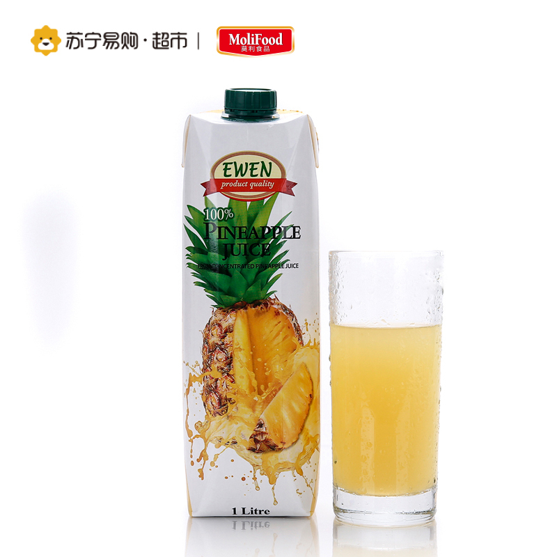 塞浦路斯进口 意文菠萝汁 1L
