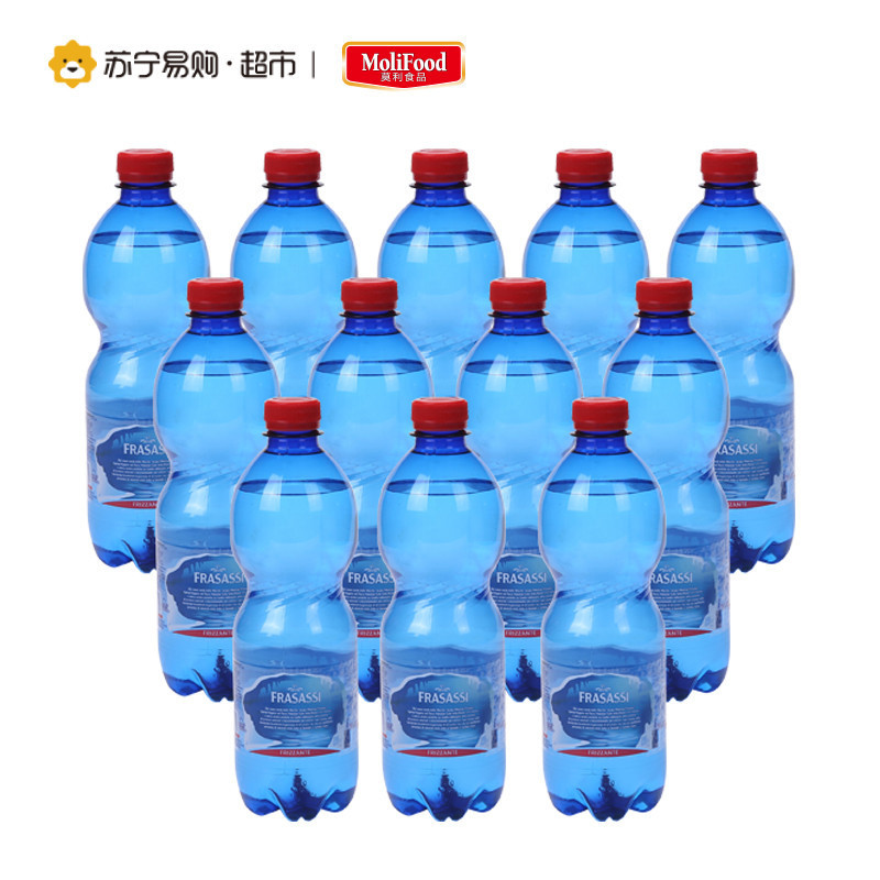 意文充气天然矿泉水500ml*12
