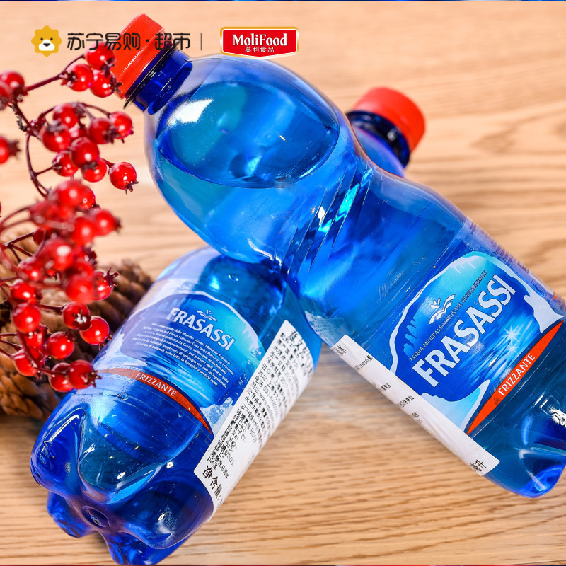 意文充气天然矿泉水500ml*12