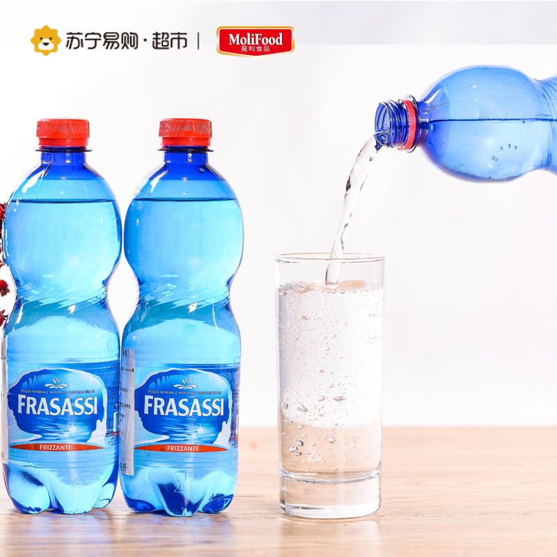 意文充气天然矿泉水500ml*12