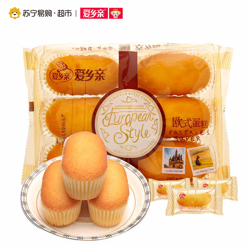 爱乡亲欧式蛋糕168g