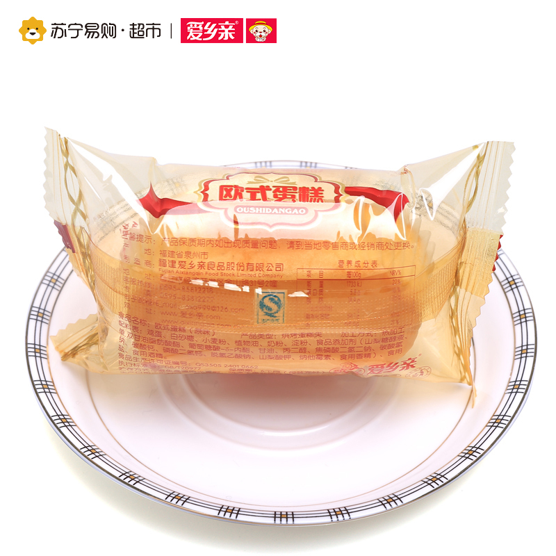 爱乡亲欧式蛋糕168g