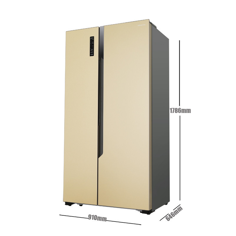 海信(Hisense)BCD-536WTVBP 536升 矢量变频 对开门冰箱 风冷无霜 超薄尺寸 大容量(流光金)