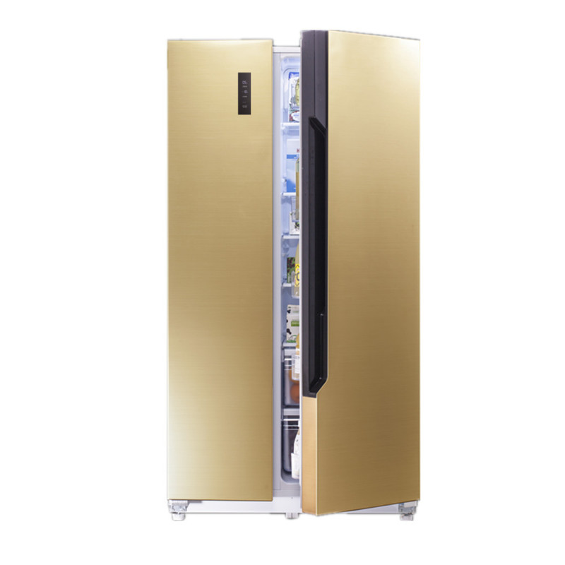 海信(Hisense)BCD-536WTVBP 536升 矢量变频 对开门冰箱 风冷无霜 超薄尺寸 大容量(流光金)