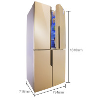 海信(Hisense)BCD-462WDGVBPI/A 462升 十字对开门冰箱 风冷无霜 玻璃面板 一级能效