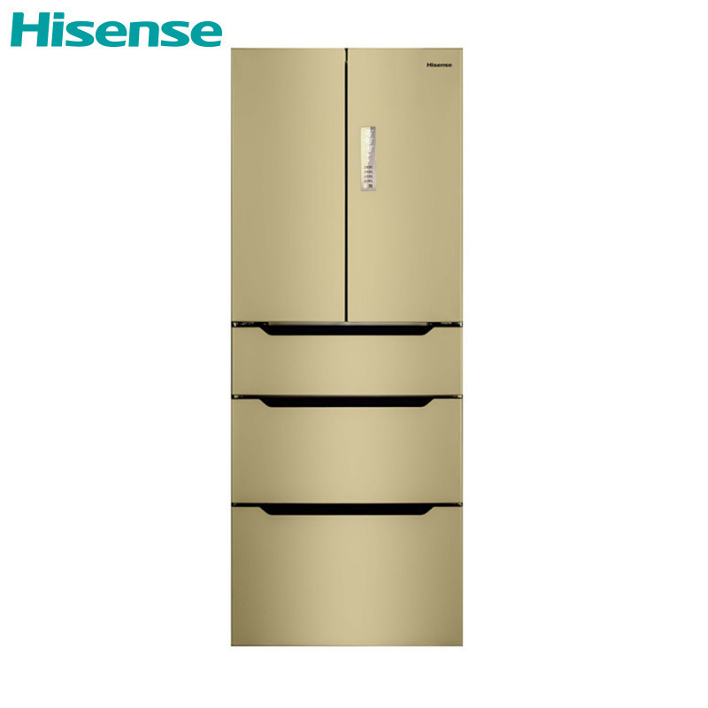 海信(Hisense)BCD-412WTD/A 412升 法式多门冰箱 风冷无霜 双离子养鲜(流光金)