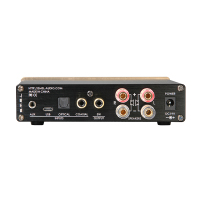 S.M.S.L 双木三林Q5 PRO HiFi纯数字功放机 配遥控USB光纤同轴解码 AUX 低音 银色
