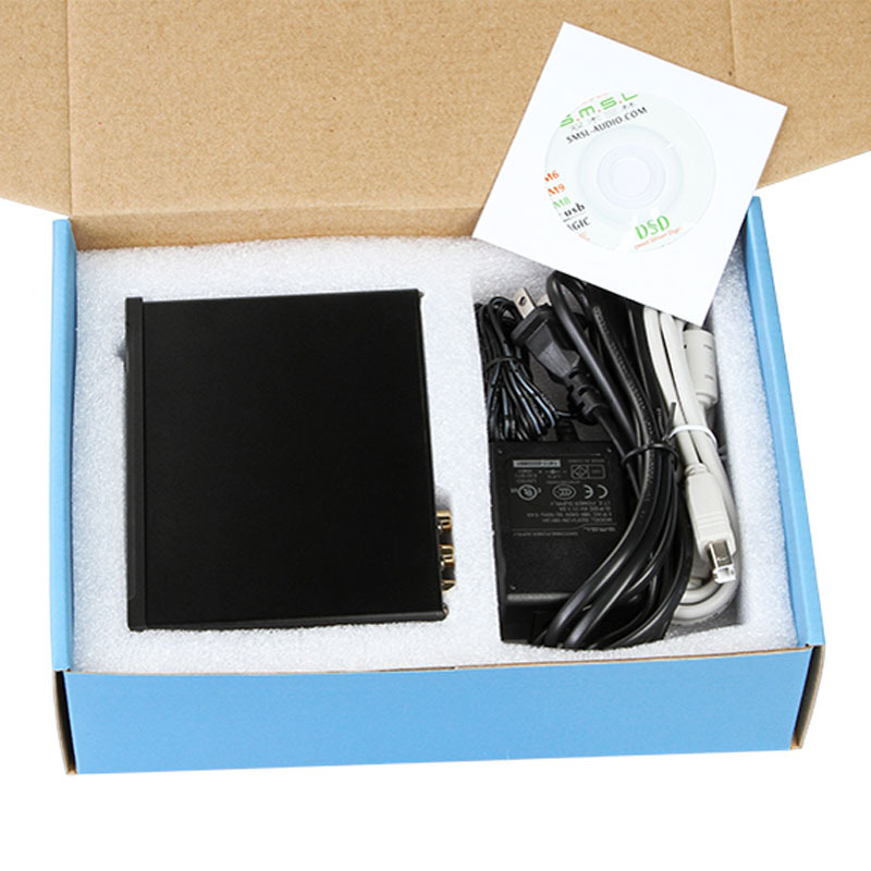 S.M.S.L 双木三林 M6 异步多功能HIFI音频解码器耳放一体机DAC 黑色