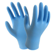 赛立特 指尖麻面丁腈一次性抛弃型手套(蓝色)-9" DN6101