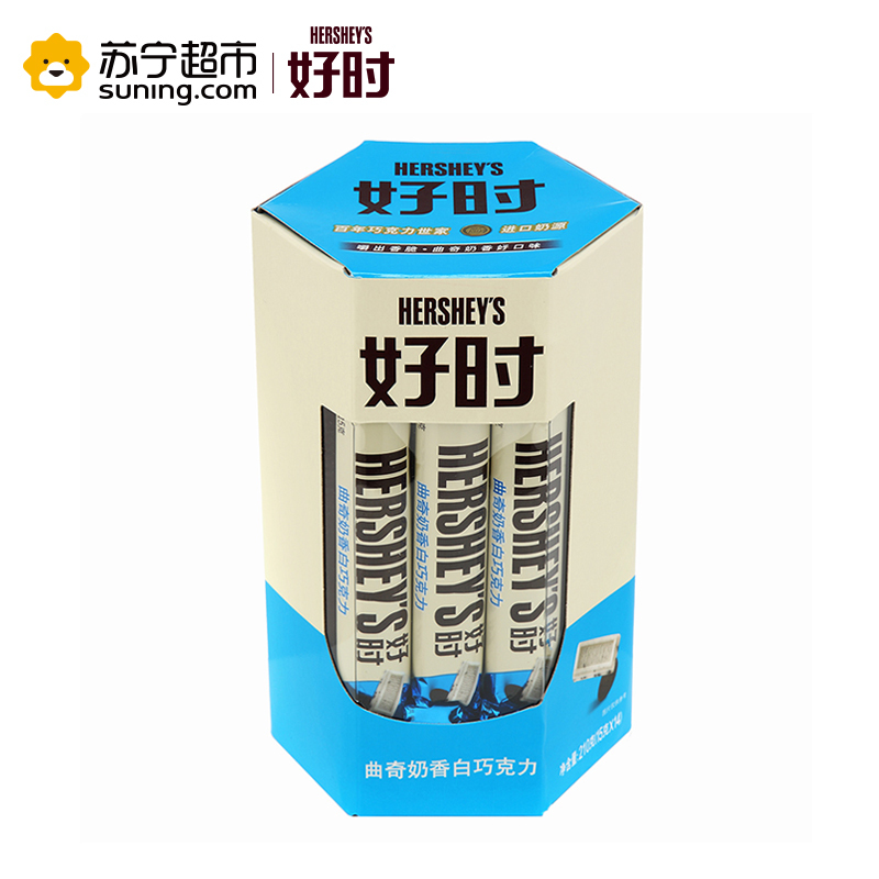 好时(HERSHEY’S) 巧克力 曲奇奶香白巧克力味210g(排块)