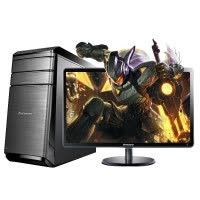 联想(Lenovo)锋行K450e游戏台式电脑整机 20英寸显示器(I3-4170 8G 1T 2G独显 黑色)