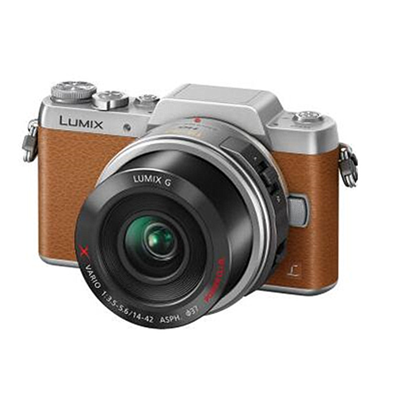 松下(Panasonic) Lumix DMC-GF8XGK(X1442) 微型单电电动镜头套机 棕色高清大图