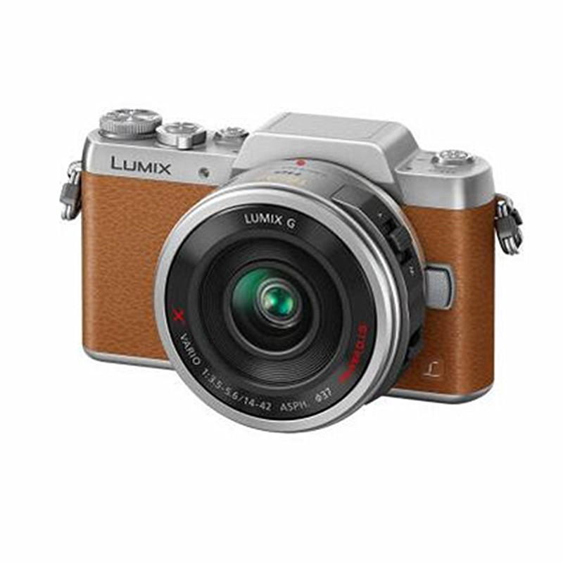 松下(Panasonic) Lumix DMC-GF8XGK(X1442) 微型单电电动镜头套机 棕色