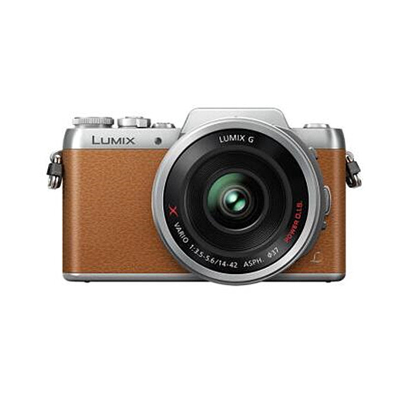 松下(Panasonic) Lumix DMC-GF8XGK(X1442) 微型单电电动镜头套机 棕色