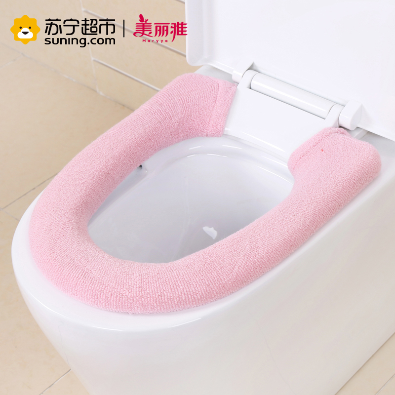 美丽雅maryya 特殊型马桶垫 颜色随机 马桶圈马桶套 均码氨纶、腈