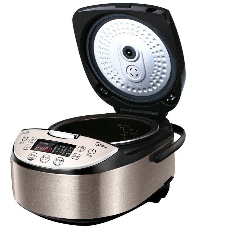 美的(Midea)电饭煲WFS4037 圆灶釜内胆 一键柴火饭 涡轮防溢 4升/4L
