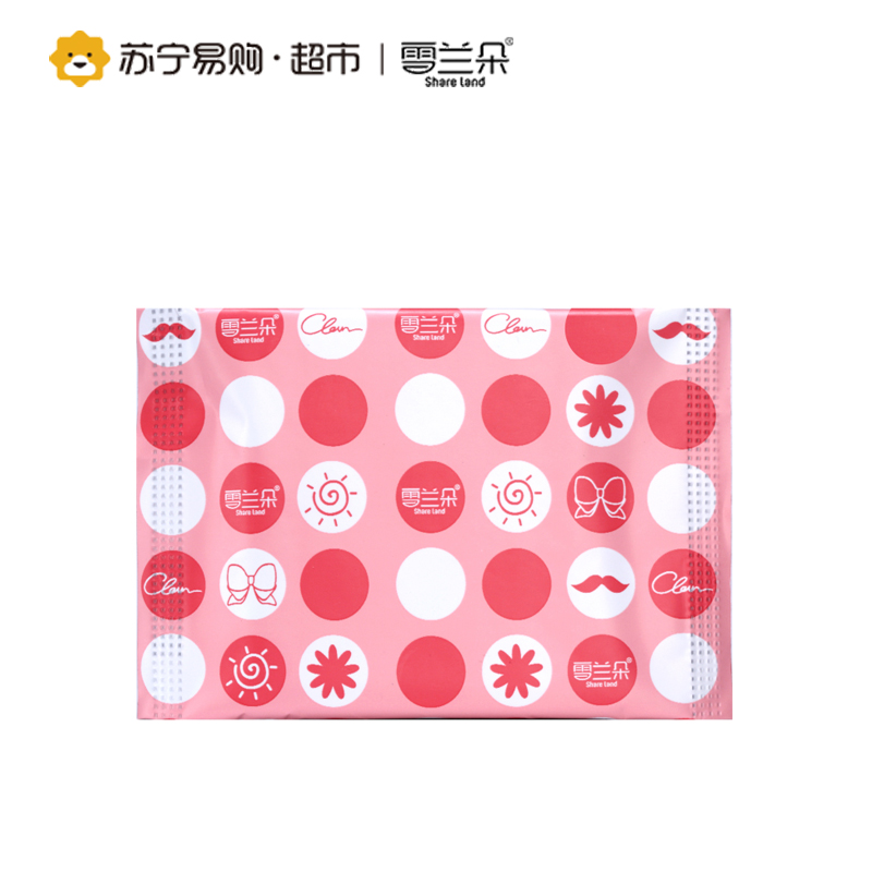 雪兰朵 纯棉卫生巾纤巧 迷你棉柔 无香小垫垫30片装 155mm
