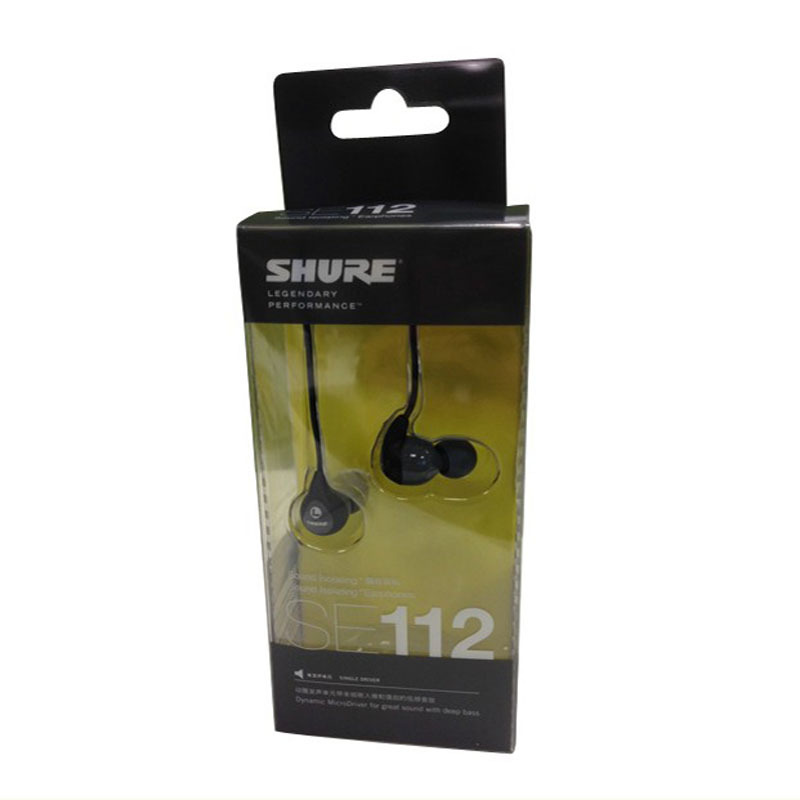 舒尔(SHURE) SE112 隔音入耳式耳机耳麦 HIFI动圈耳塞