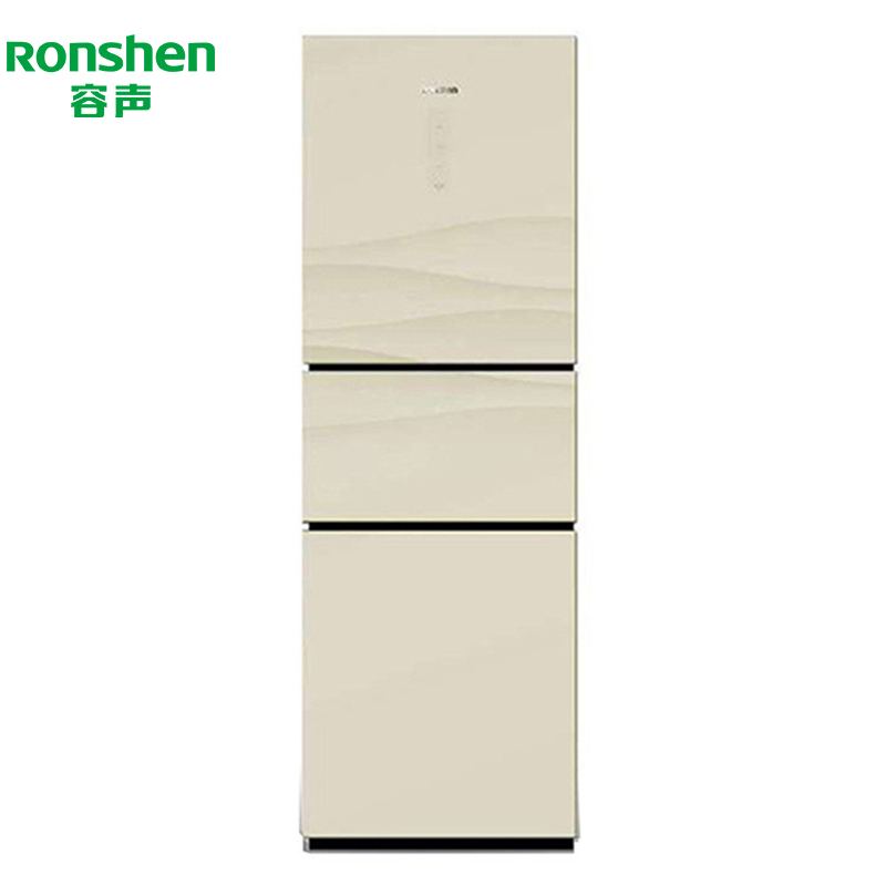容声冰箱(Ronshen) BCD-251WKR1NYC 三门冰箱 风冷无霜 LED数显 除菌保鲜 静音节能 玻璃面板