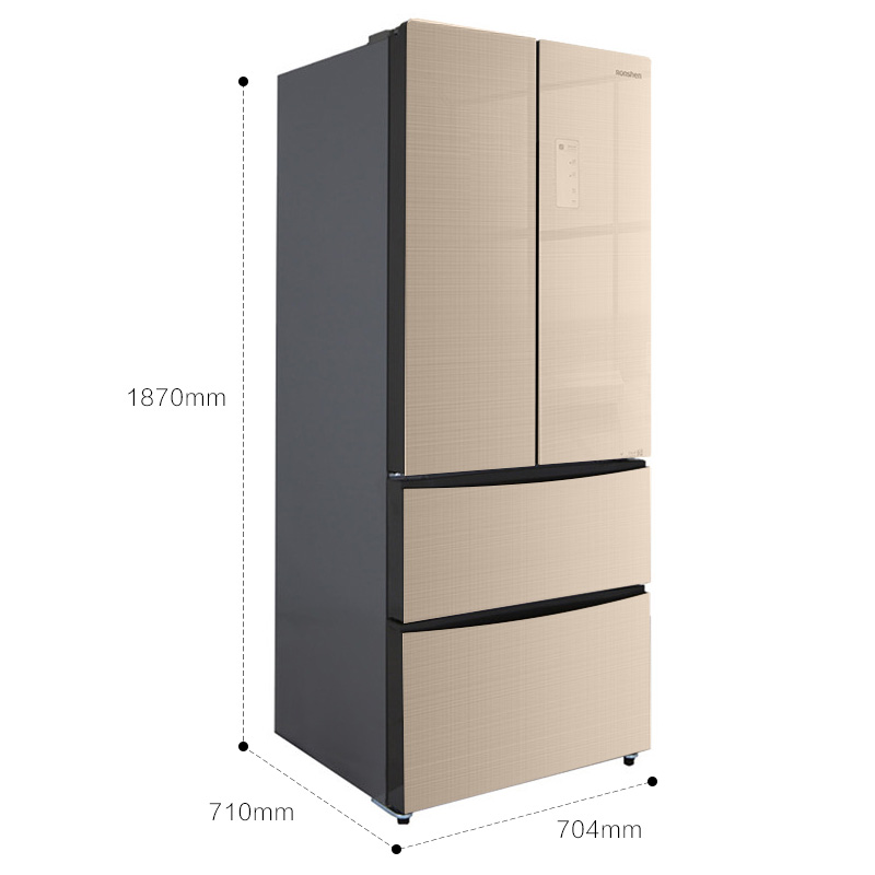 容声冰箱(Ronshen) BCD-442WKM1MPGA 法式多门冰箱 风冷无霜 LED数显 纳米负离子保鲜 矢量变频