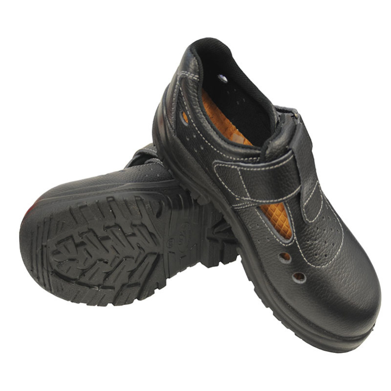 祺宝 优质压花水牛皮安全凉鞋(防砸 防刺穿)-39 78028防砸 防刺穿