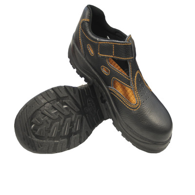 祺宝 优质压花水牛皮安全凉鞋(防砸 防刺穿)-35 78029防砸 防刺穿