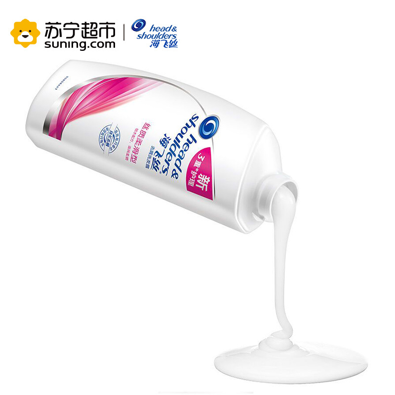 [苏宁超市]海飞丝丝质柔滑洗发露500ML*2+400ml洗发水+佳洁士多效护理牙膏120g*2赠洗发露80ml