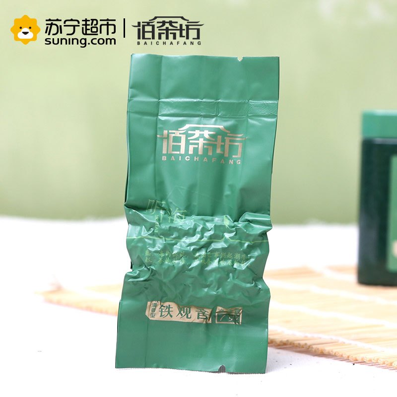 [苏宁超市]佰茶坊安溪铁观音茶叶清香型礼盒250g听海