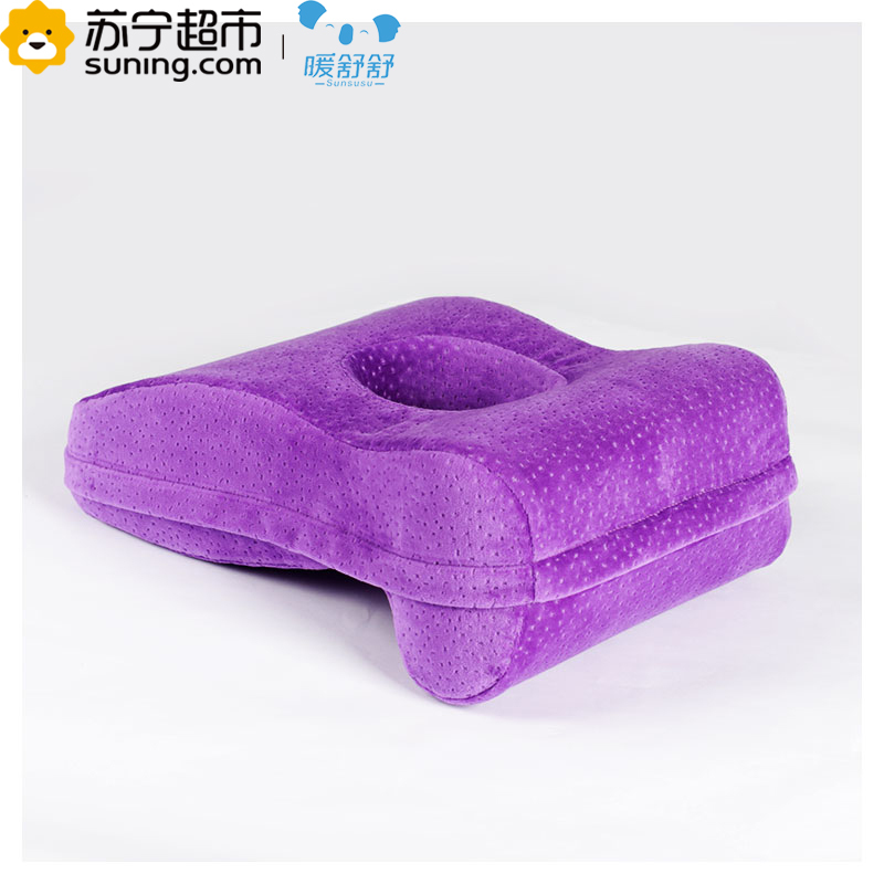 暖舒舒SunSuse 记忆棉午睡枕趴趴枕趴睡枕办公室腰靠学生午休靠枕靠垫抱枕枕头枕芯多功能枕竹炭款夏季秋季 单个装