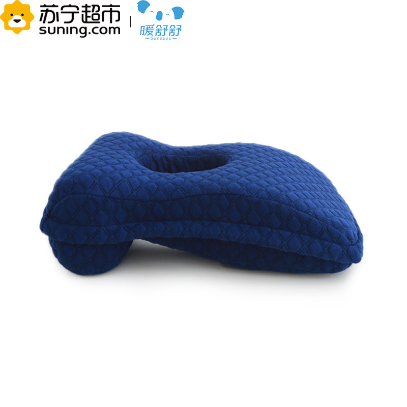 暖舒舒SunSuse 记忆棉午睡枕趴趴枕趴睡枕办公室腰靠学生午休靠枕靠垫抱枕枕头枕芯多功能枕竹炭款夏季秋季 单个装