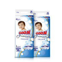 日本原装进口(GOO.N)大王纸尿裤天使系列纸尿裤L38片*2包