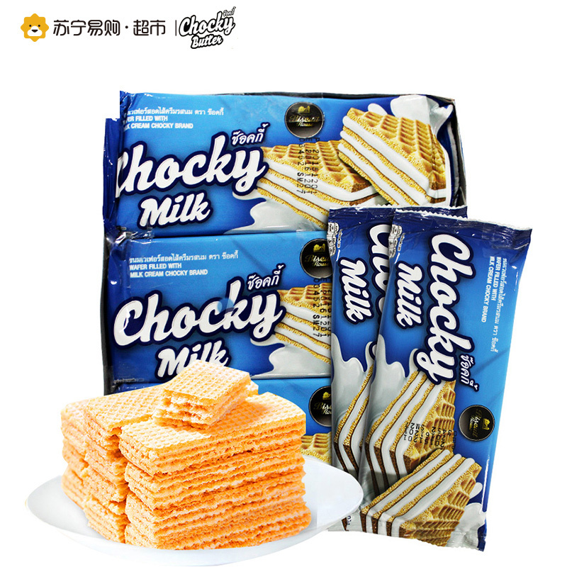 巧客牛奶味威化饼干 36g*12
