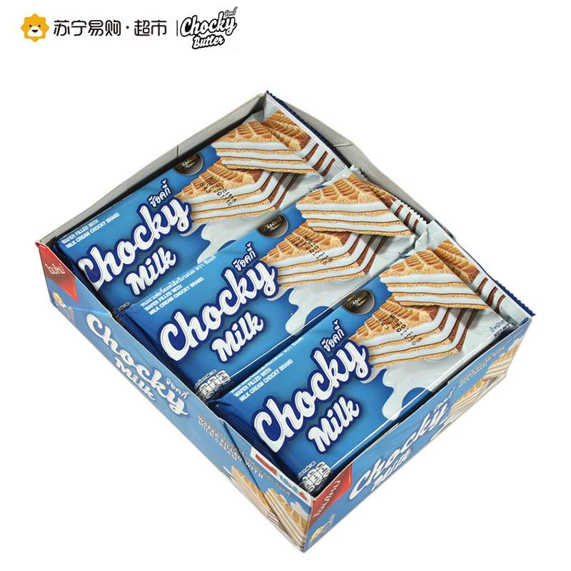巧客牛奶味威化饼干 36g*12