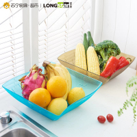 水韵四方果盆 蓝色